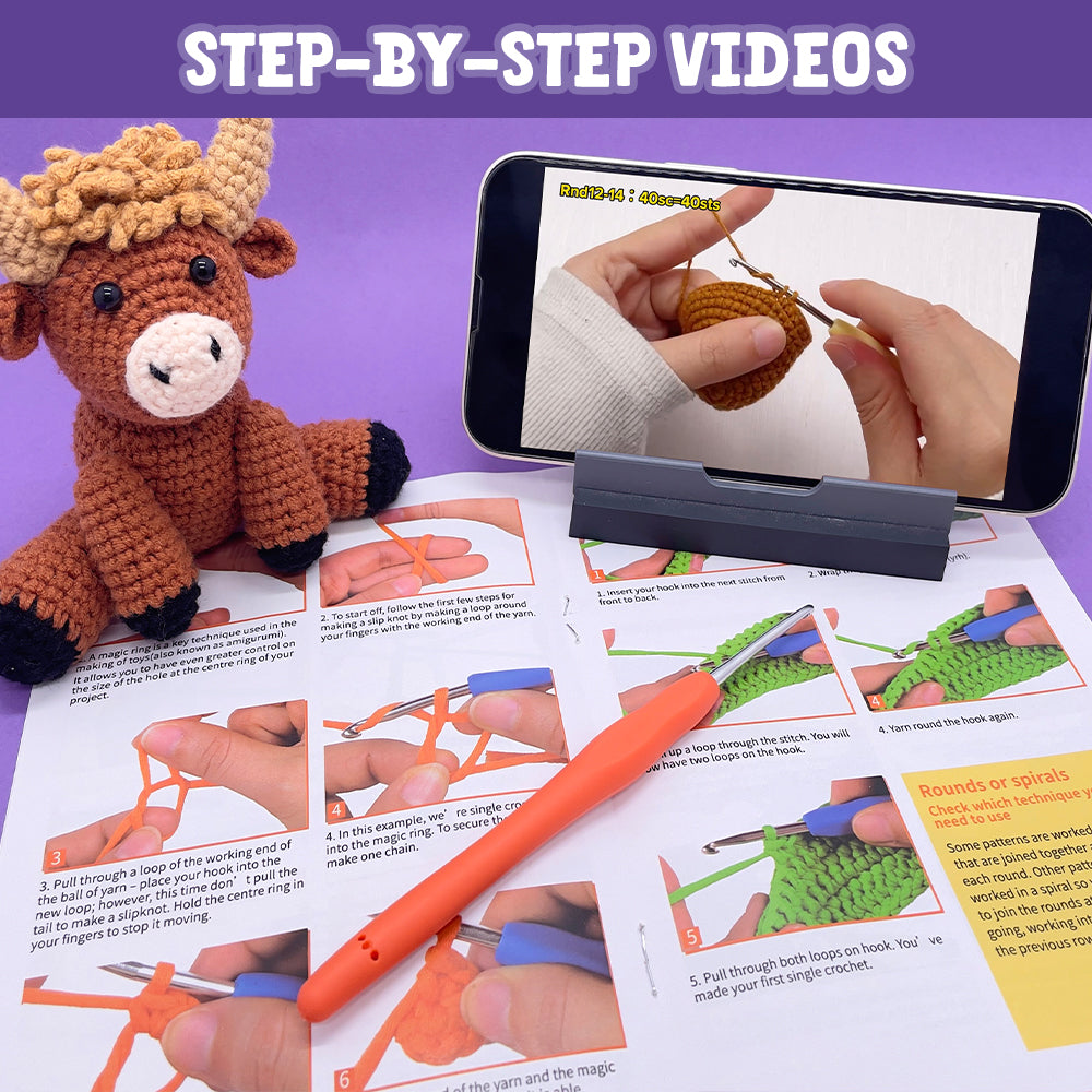 Couple Kangaroos Crochet Kit