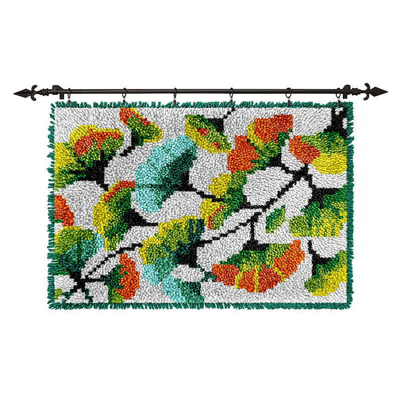 Ginkgo Leaf - Rug Latch Hook Kits