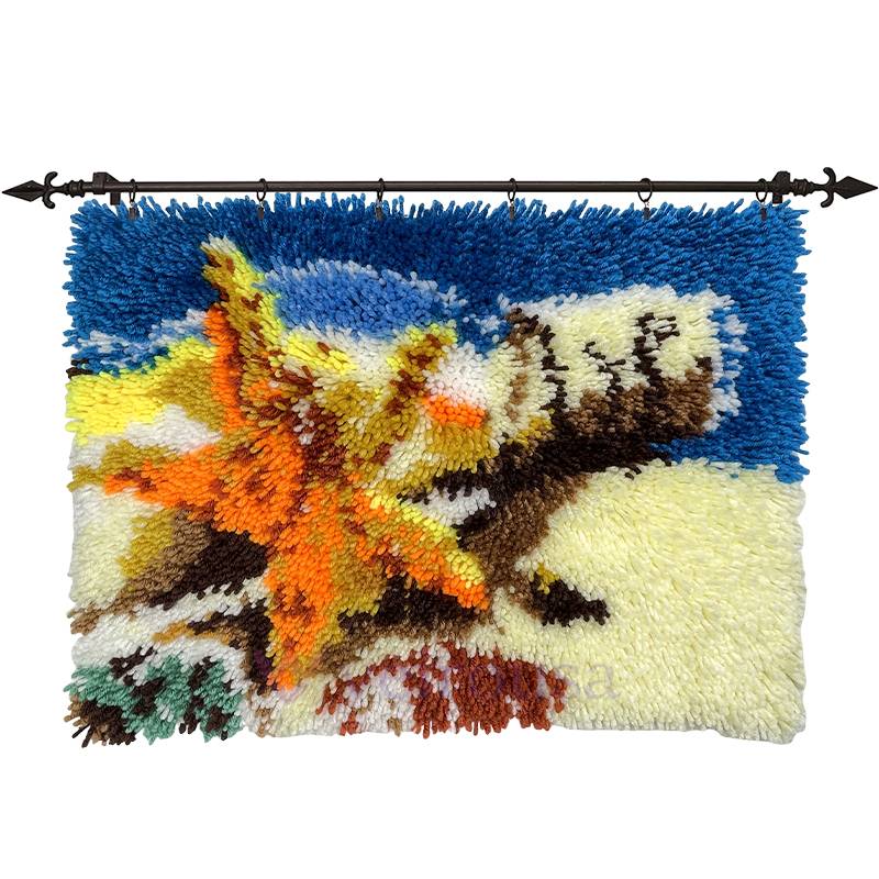 Shells on the Beach Latch - Hook Rug Kit
