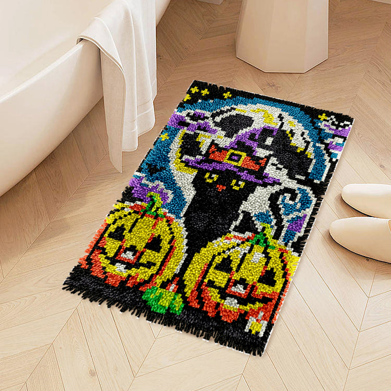 Halloween Kitten - Latch Hook Rug Kits