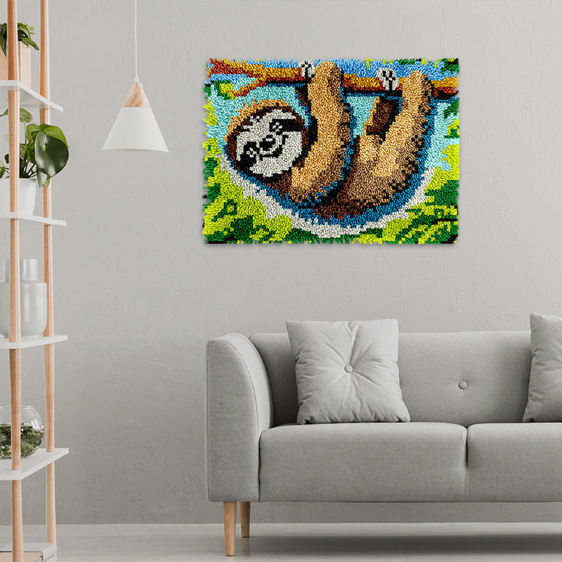 Smart Sloth Rug Latch Hook Kits for Beginners