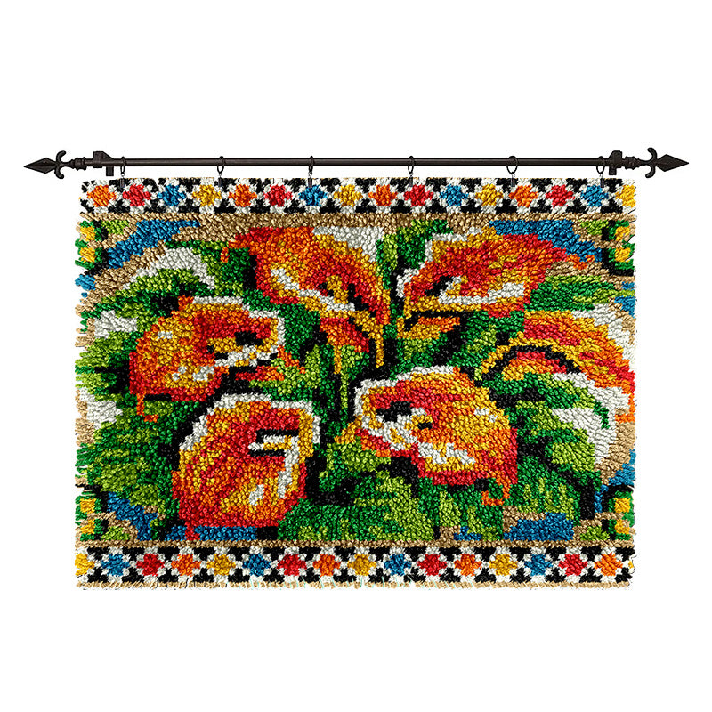 Tulips Rug Latch Hook Kits for Beginners