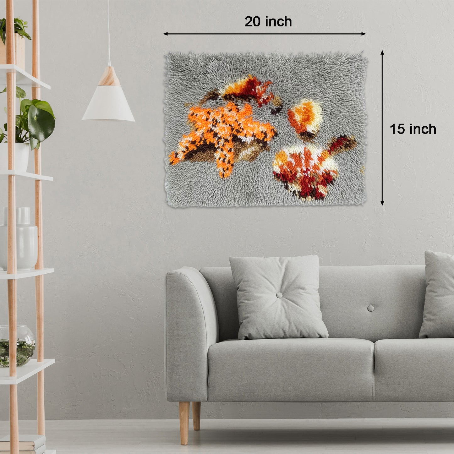 Shells on the Beach Latch - Hook Rug Kit