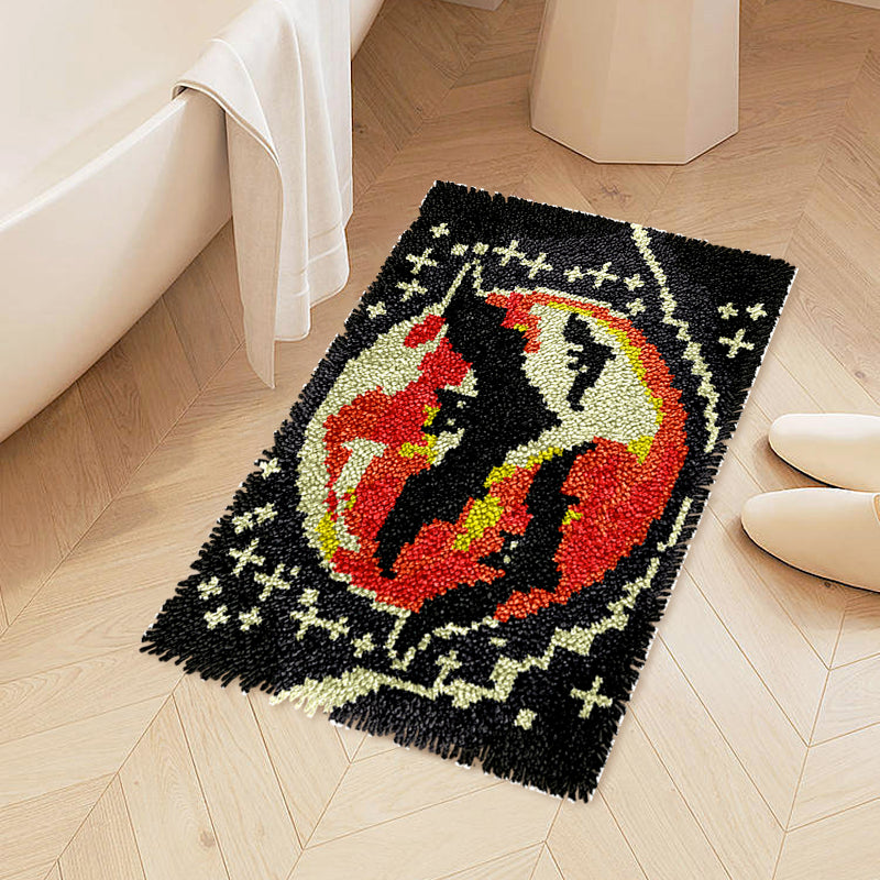 Halloween Bats - Latch Hook Rug Kits
