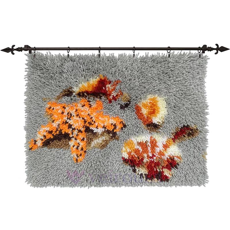 Shells on the Beach Latch - Hook Rug Kit
