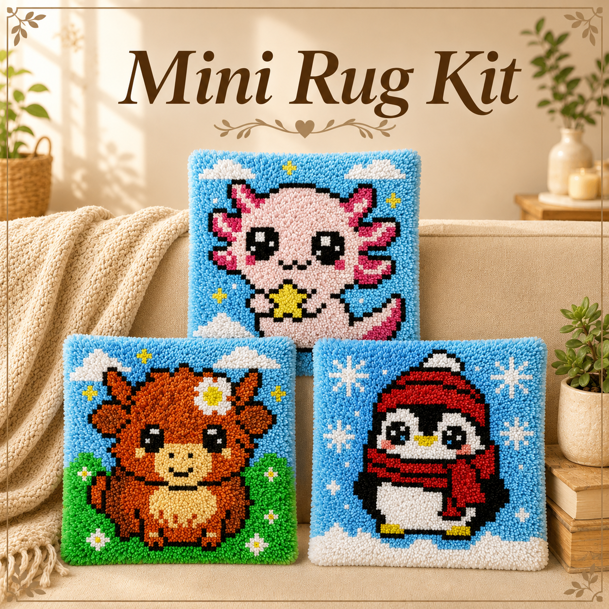 Mini Rug Latch Hook Kit