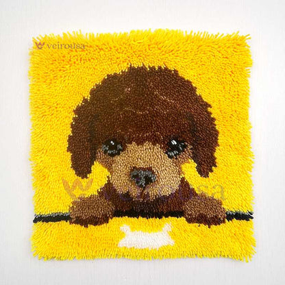 Cachorro de Caniche - Kit de Almohada con Gancho