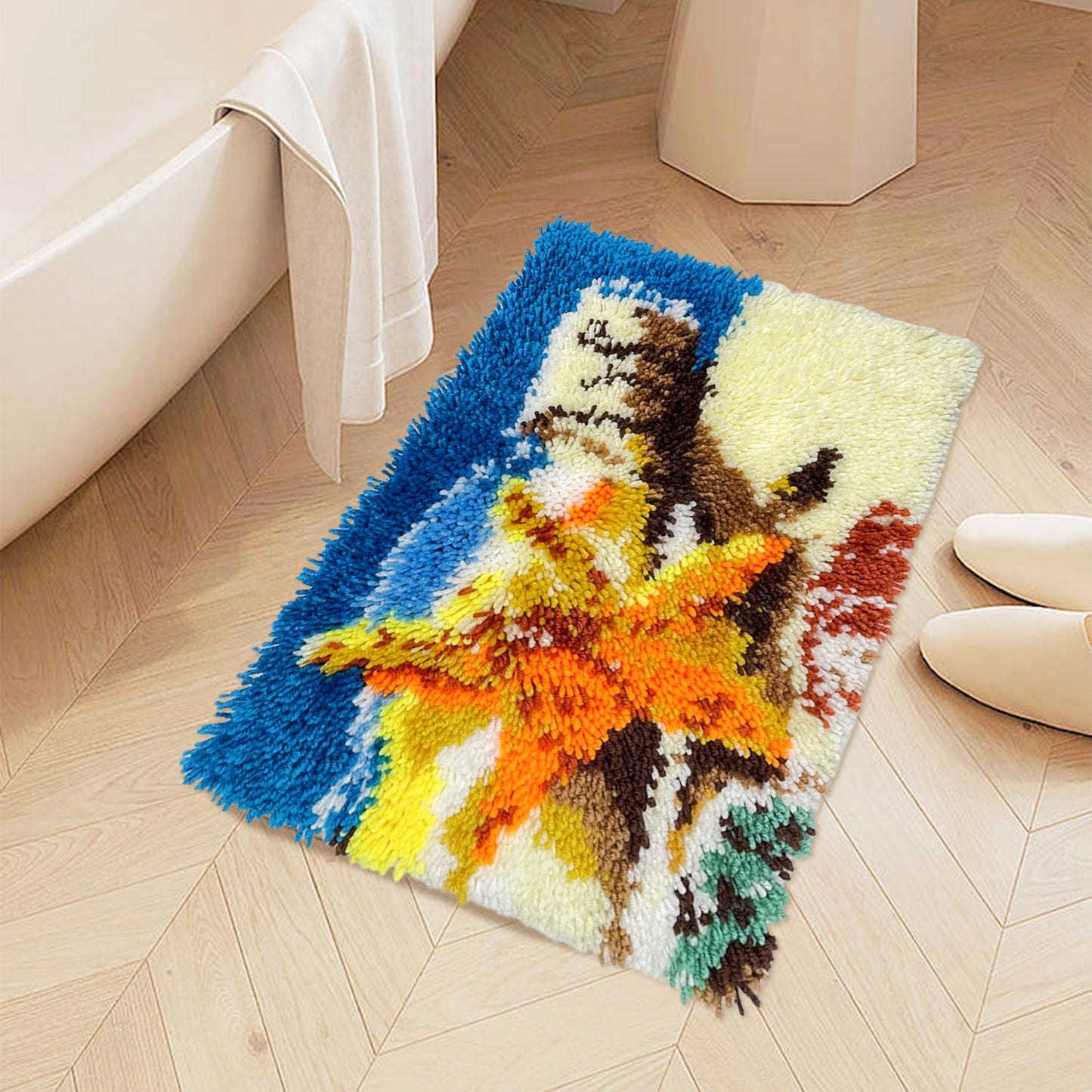 Shells on the Beach Latch - Hook Rug Kit