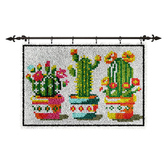 Cactus - Latch Hook Rug Kit