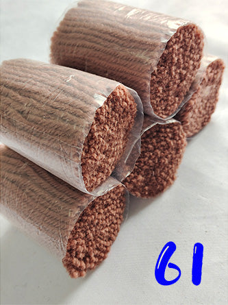 61 Colors 4-ply Pre-cut Latch Hook Yarn for DIY Craft Projects