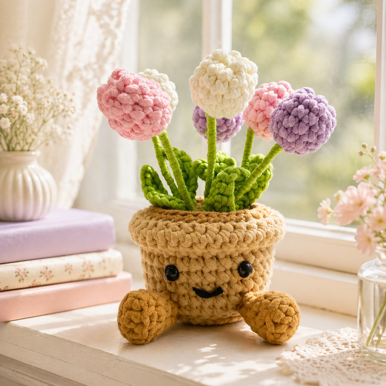 Potted Tulip Crochet Kit