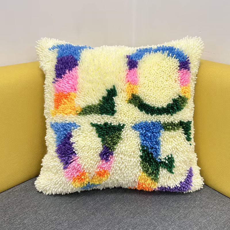 Kit de almohada con cierre de gancho y cierre de gancho con forma de corazón de colores para adultos, principiantes y niños