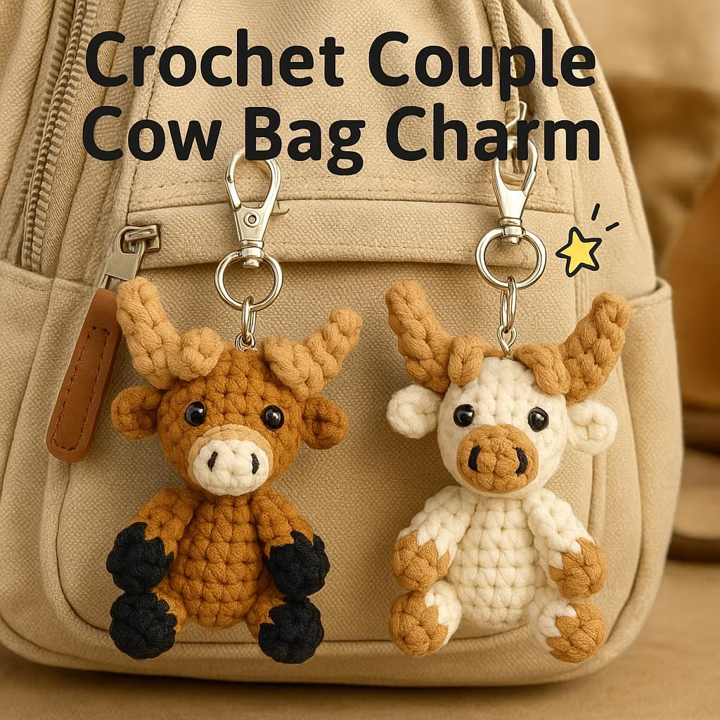 Cute Highland Cow Crochet Kit