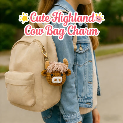 Highland Cow Head Crochet Kit