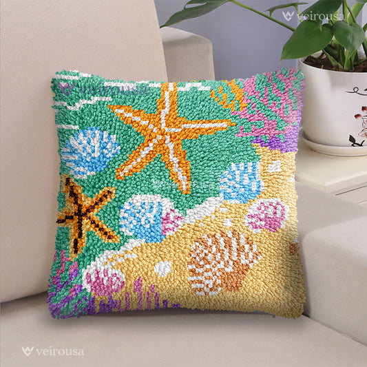 Sandy Beach - Kit d'oreiller à crochet