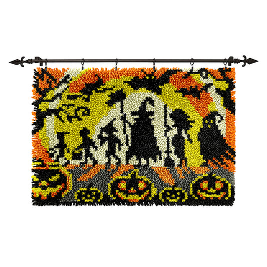 Halloween Trick or Treat - Latch Hook Rug Kits
