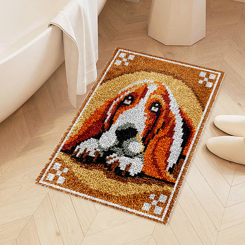 Lazy Dog - Latch Hook Rug Kits