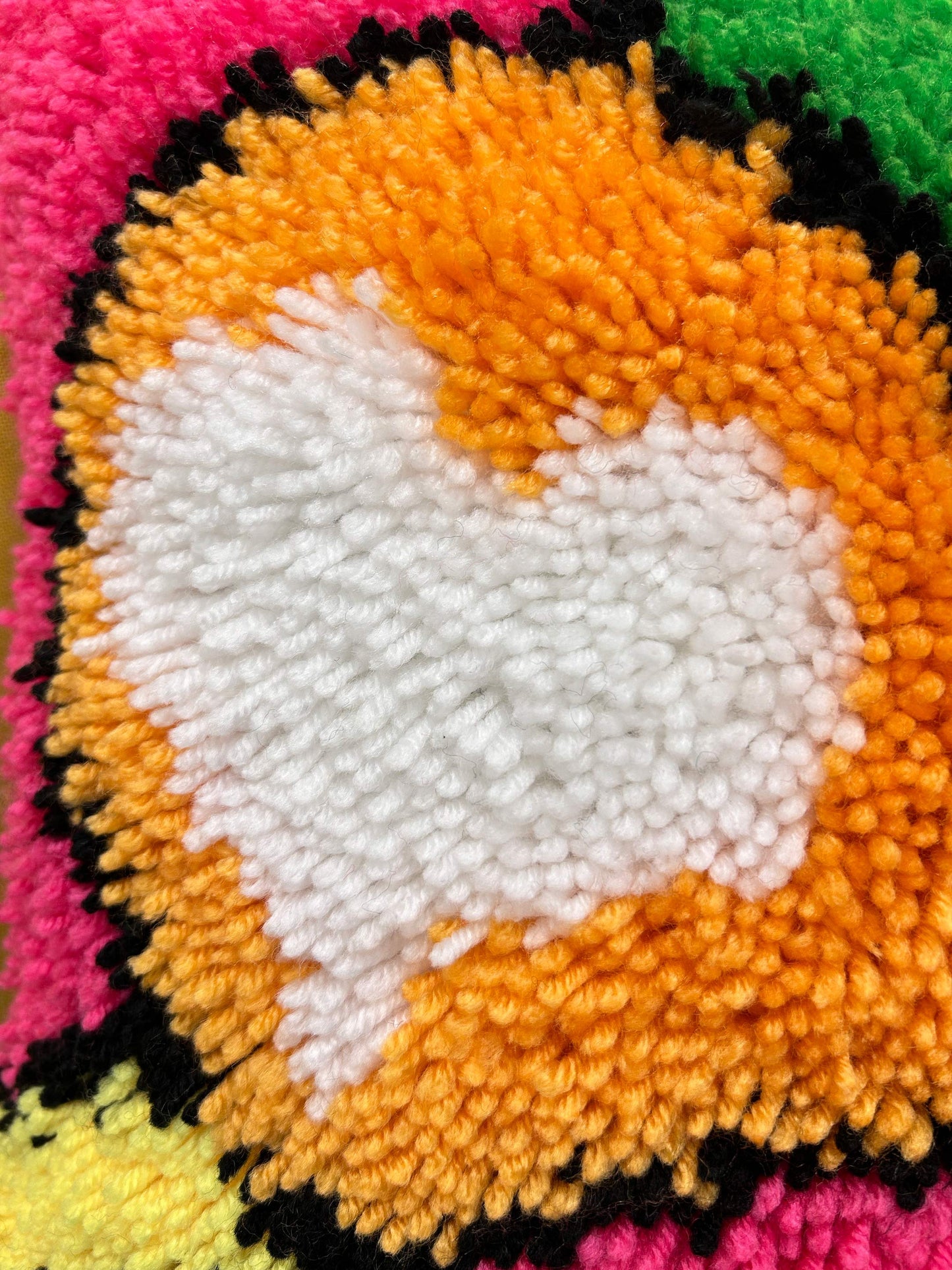 Kit de almohada con cierre de gancho y cierre de gancho con forma de corazón de colores para adultos, principiantes y niños