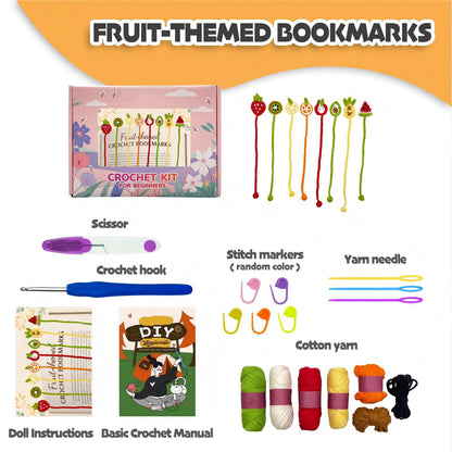 Fruit Bookmarks Crochet Kit