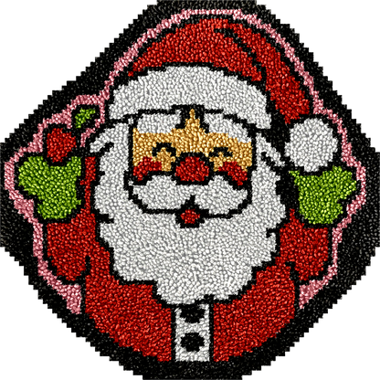 Santa Claus - Latch Hook Rug Kit