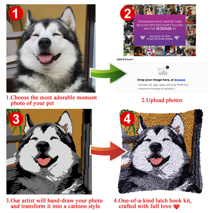 ¡Genial para tus mascotas!: Kit de funda de almohada con cierre de gancho personalizado para tus bebés peludos.