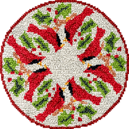 Kit de faldas para árbol de Navidad Cardinal Twosome con gancho para principiantes