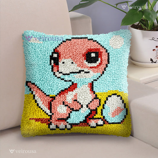 Oviraptor - Latch Hook Pillow Kit