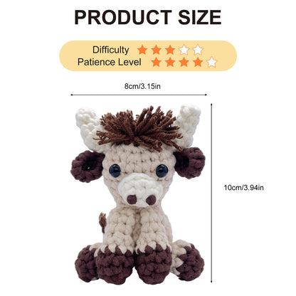 Little Highland Cow Crochet Kit