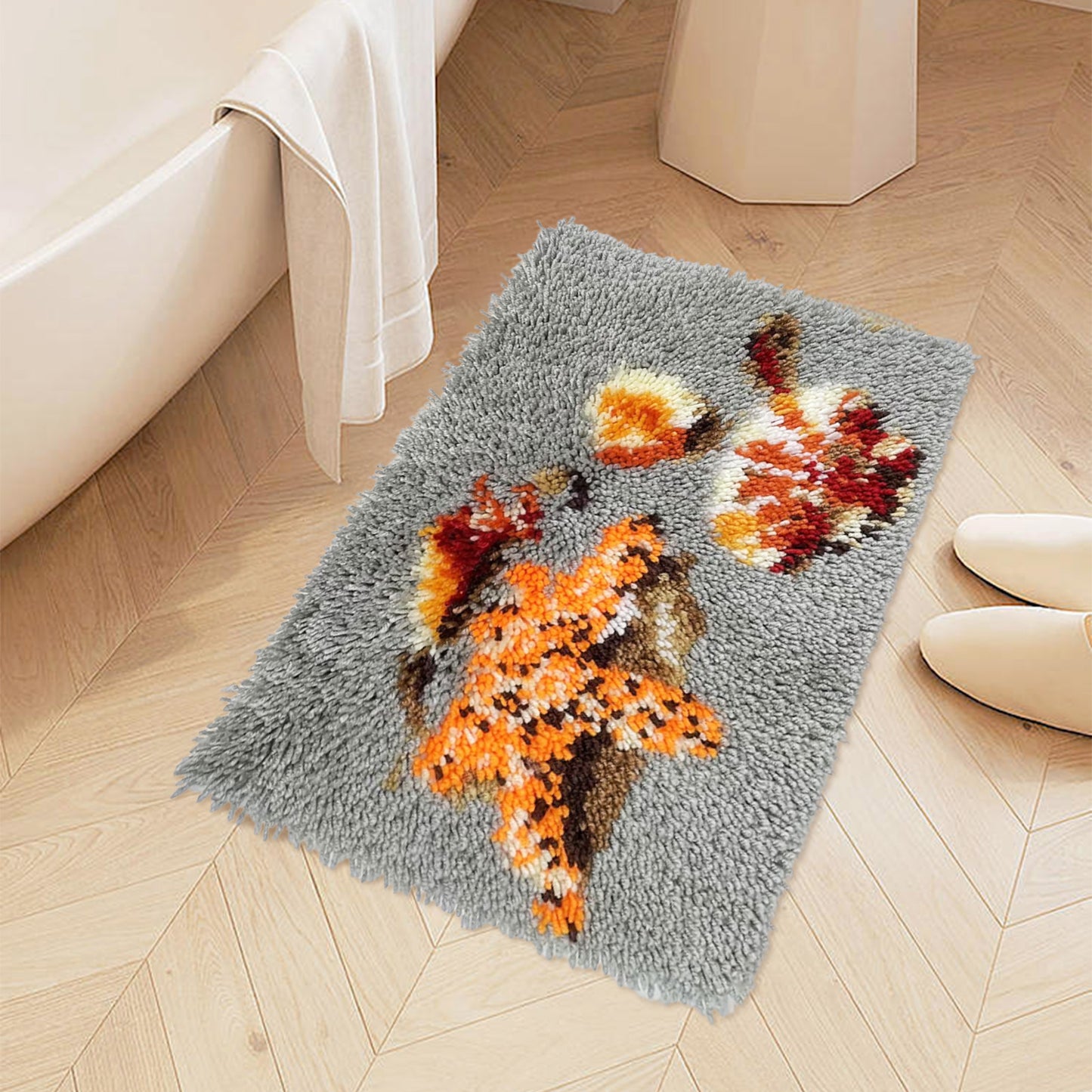Shells on the Beach Latch - Hook Rug Kit