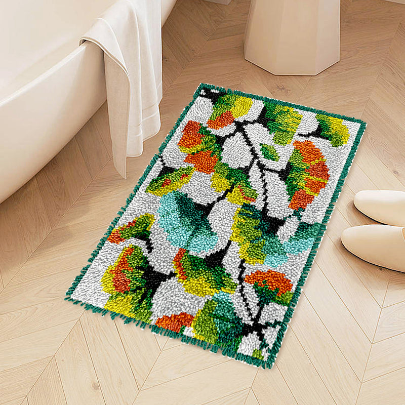 Ginkgo Leaf - Rug Latch Hook Kits
