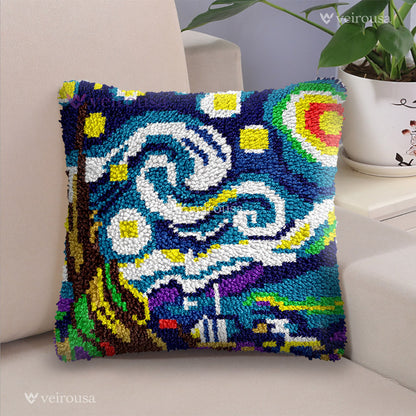 Nuit étoilée - Kit d'oreiller à crochet