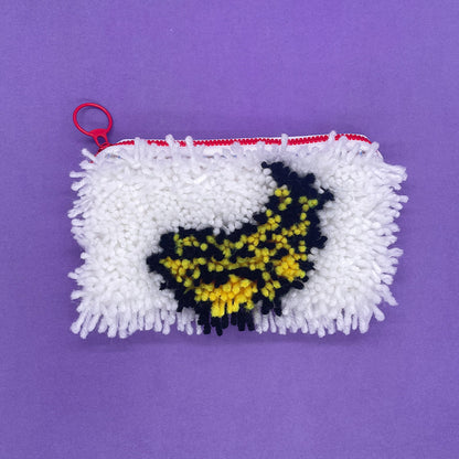 Strawberry Banana and Heart Pencil Case Latch Hook Kit