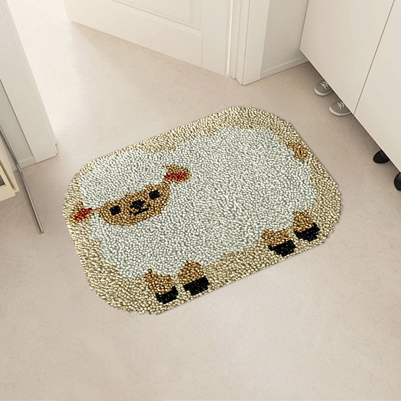 Sheep Latch Hook Rug Kit