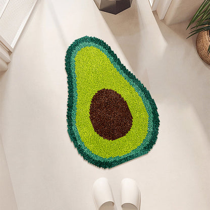 Kits de ganchillo para alfombras Avocado para principiantes