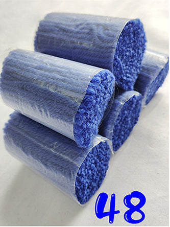 61 Colors 4-ply Pre-cut Latch Hook Yarn for DIY Craft Projects