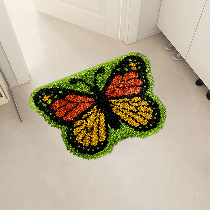Butterfly Latch Hook Rug Kit