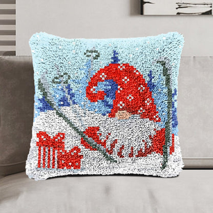 Navidad | Kits de cierre de gancho para funda de almohada de Papá Noel para adultos, principiantes y niños 