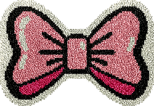 Bow Latch Hook Rug Kit