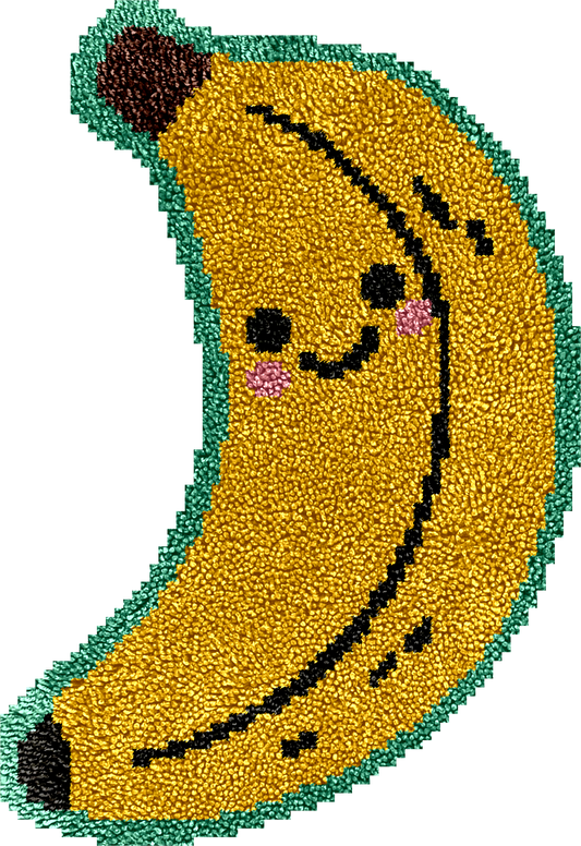 Banana Latch Hook Rug Kit