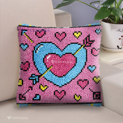 So Much Love - Latch Hook Pillow Kit
