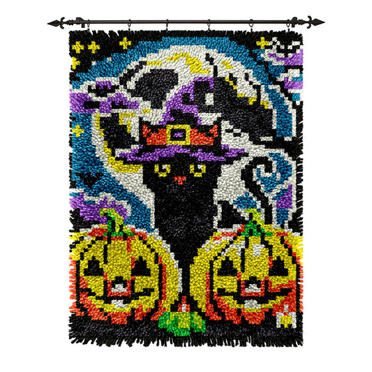 Halloween Kitten - Latch Hook Rug Kits