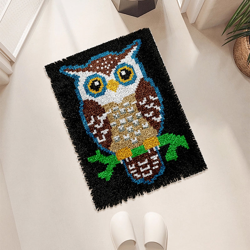 Owl - Rug Latch Hook Kits for Beginners