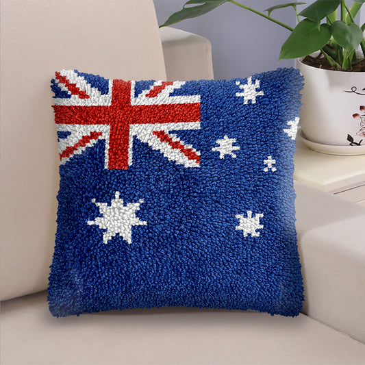 Flag of New Zealand - Latch Hook Pillow Kit