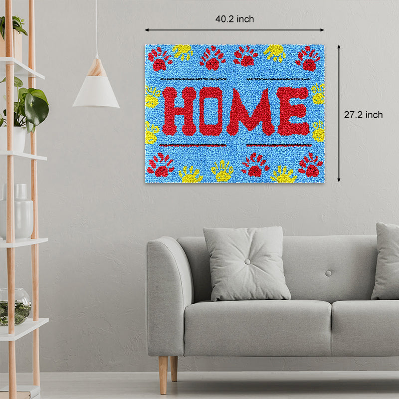 [Large Size] Home - Latch Hook Rug Kit