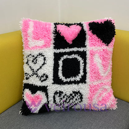 Love Alphabet Latch Hook Pillow Kits for Adult, Adult, Beginner and Kid and Kid