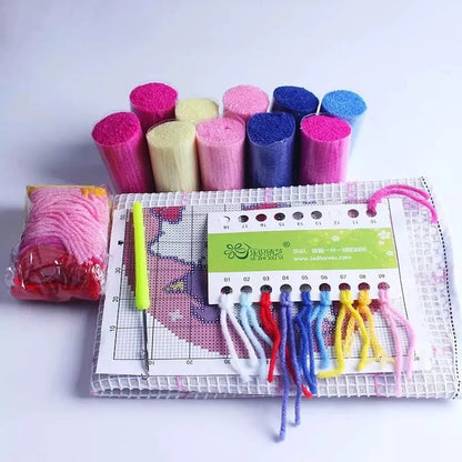 Guantes navideños verdes, funda de almohada, kit de cierre con gancho para adultos, principiantes y niños 