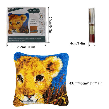 Kits de cierre de gancho para funda de almohada de osito bebé para adultos, principiantes y niños