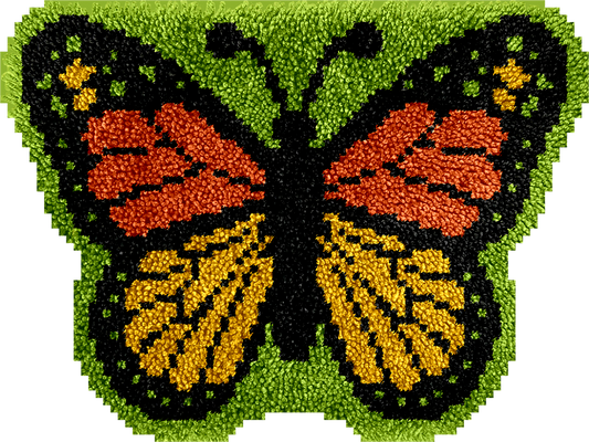 Butterfly Latch Hook Rug Kit