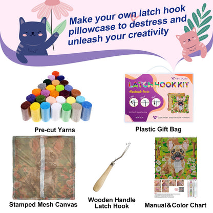 ¡Genial para tus mascotas!: Kit de funda de almohada con cierre de gancho personalizado para tus bebés peludos.