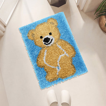 Adorable Ours - Kits de crochet pour tapis pour débutants
